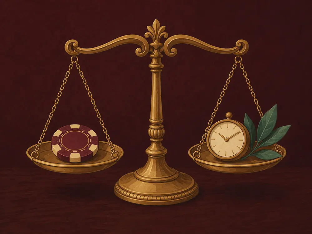Gaming kept in balance with the rest of a luxury stay